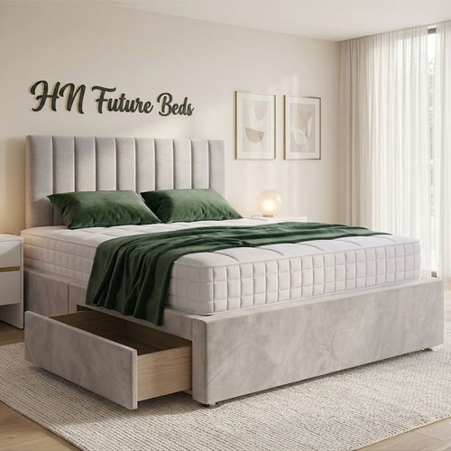 Plush velvet divan bed - velvet,