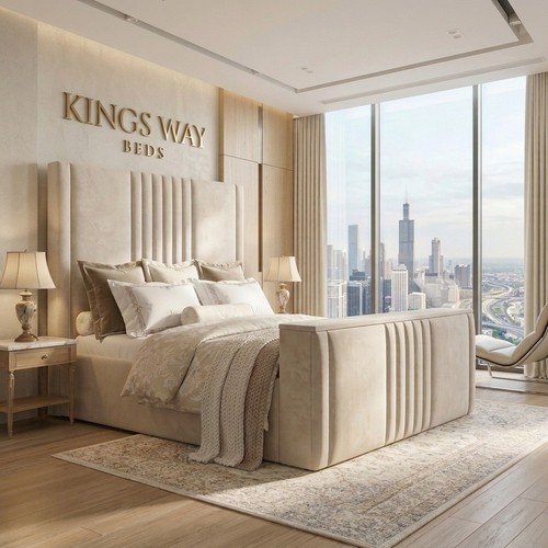 Prestige upholstered bed - upholstered,