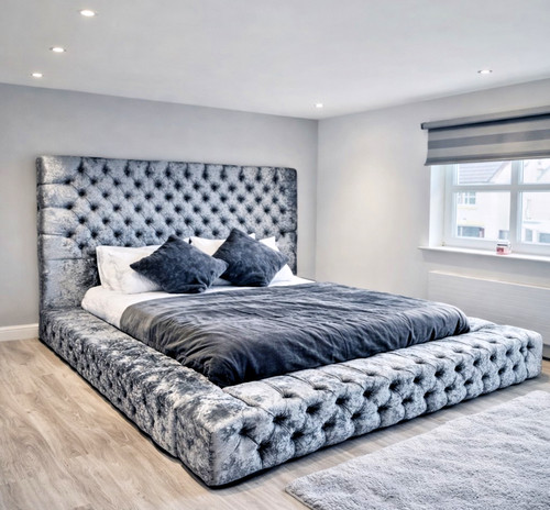 Crushed velvet ambassador - velvet, bed