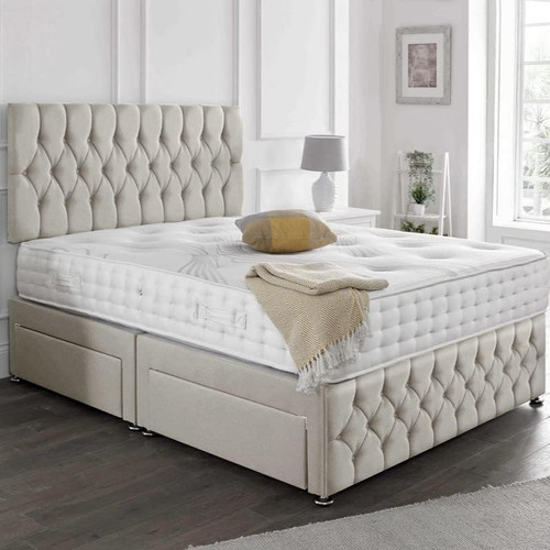 Chesterfield divan bed set - divan,