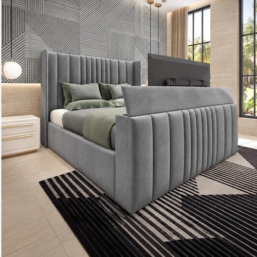 Winged panel bed - panel, frame