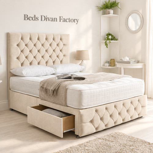 New chesterfield divan bed - divan,